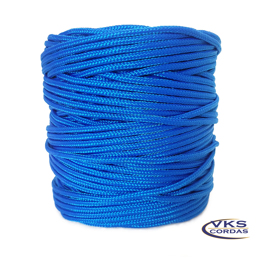 Corda de Polipropileno Trançada Soft 4mm Azul - 90m - Image 3