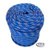 Corda Soft Polipropileno 14mm Azul Rajada Tradicional - 55m
