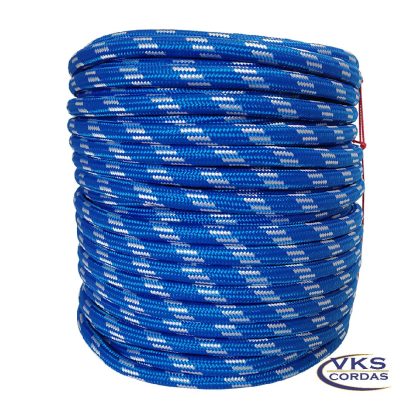 Corda Soft Polipropileno 12mm Azul Rajada Individual - 60m - Image 2
