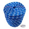 Corda Soft Polipropileno 12mm Azul Rajada Individual - 60m