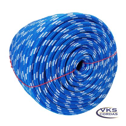 Corda Soft Polipropileno 12mm Azul Rajada Individual - 60m - Image 3