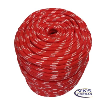 Corda Polipropileno Soft 14mm Vermelho Rajada Individual - 110m - Image 2
