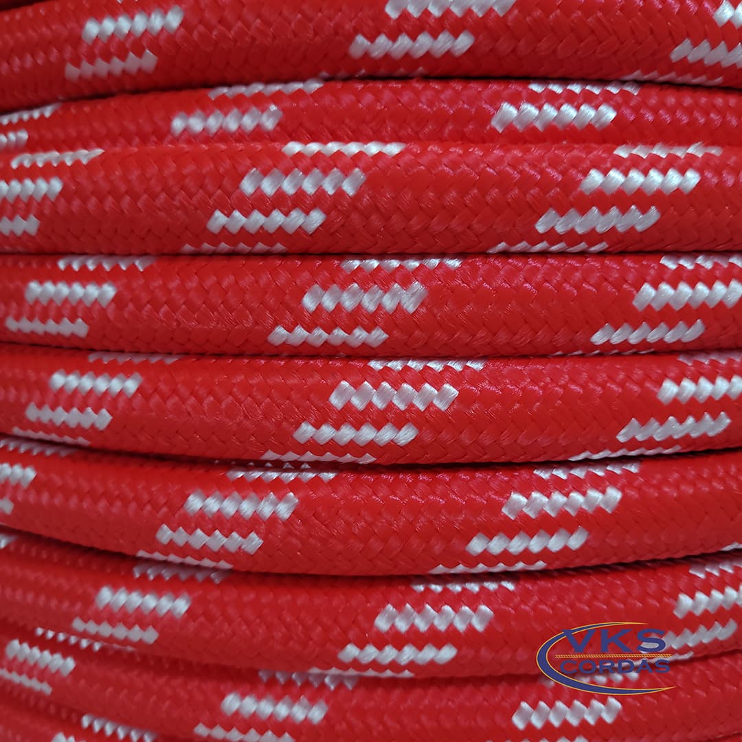Corda Polipropileno Soft 16mm Vermelho Rajada Individual - 50m - Image 4