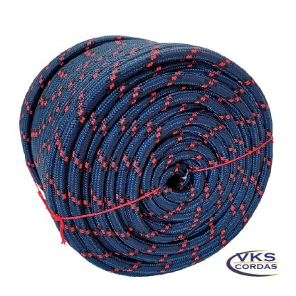 Corda Soft 12mm Azul Marinho Rajada Tradicional - 120m - Image 2