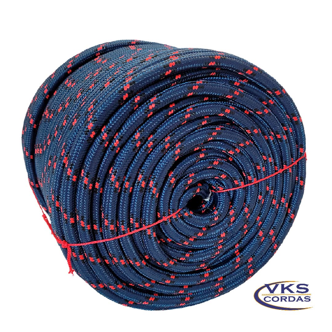 Corda Soft 12mm Azul Marinho Rajada Tradicional - 60m - Image 3