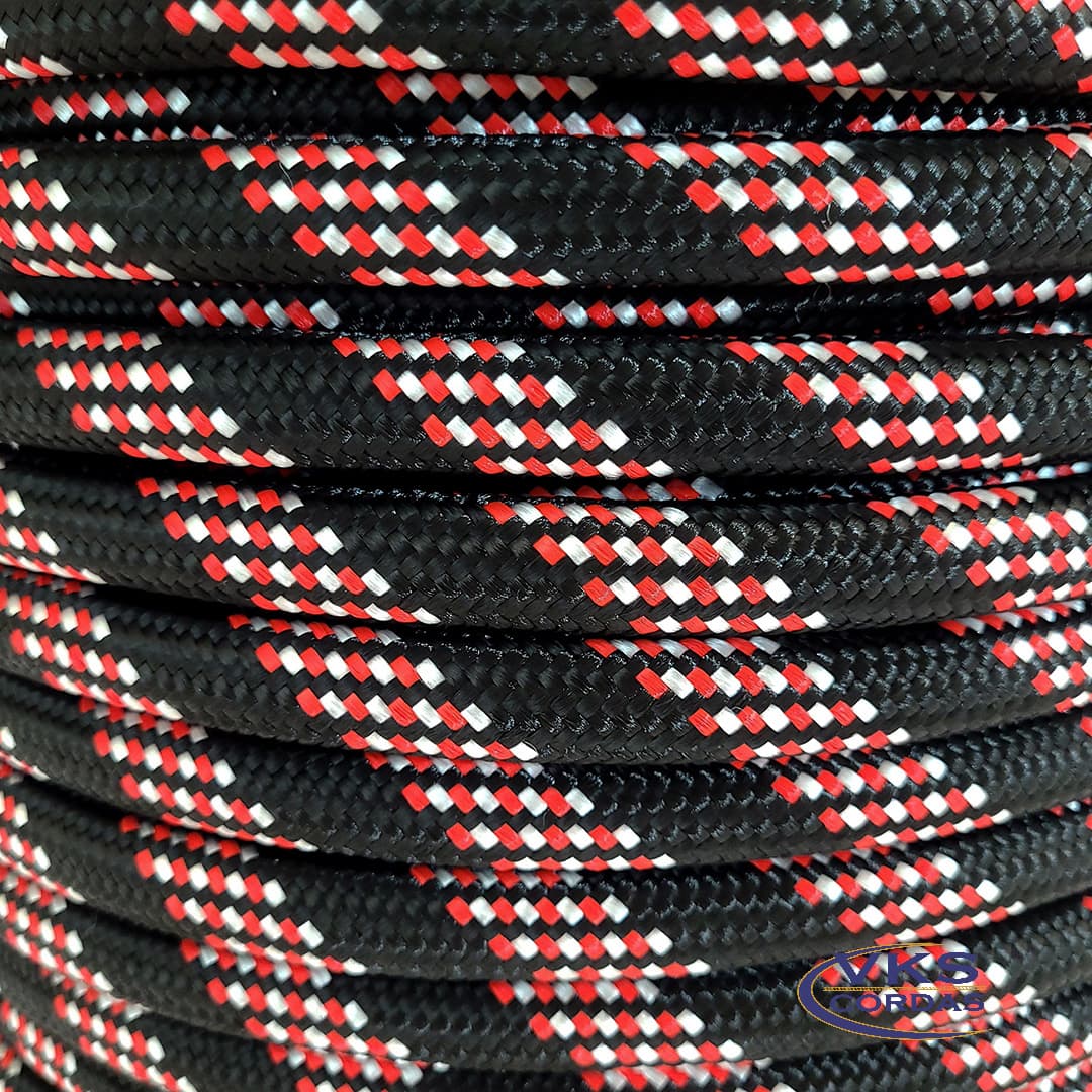 Corda de Polipropileno Soft 16mm Preto Rajada Especial - 50m - Image 4