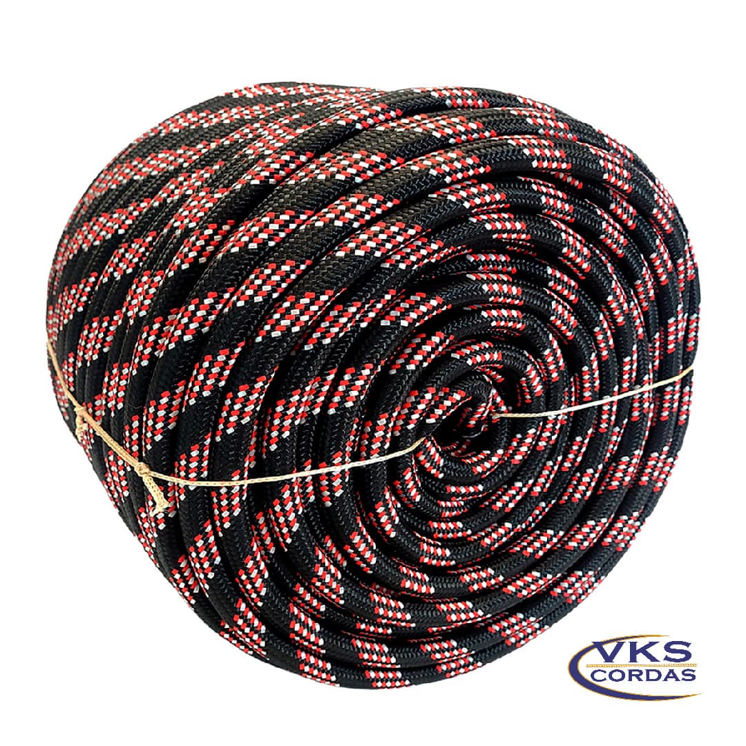 Corda de Polipropileno Soft 16mm Preto Rajada Especial - 50m - Image 3