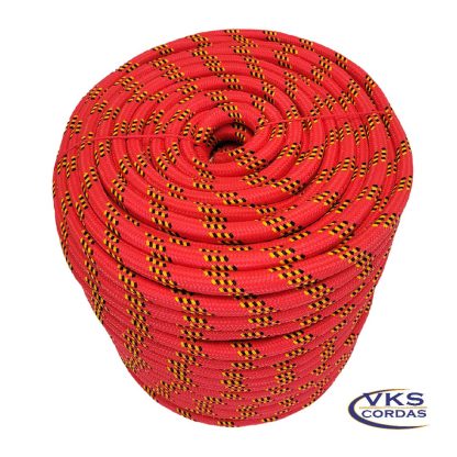 Corda Polipropileno Soft 16mm Vermelho Rajada Especial - 50m