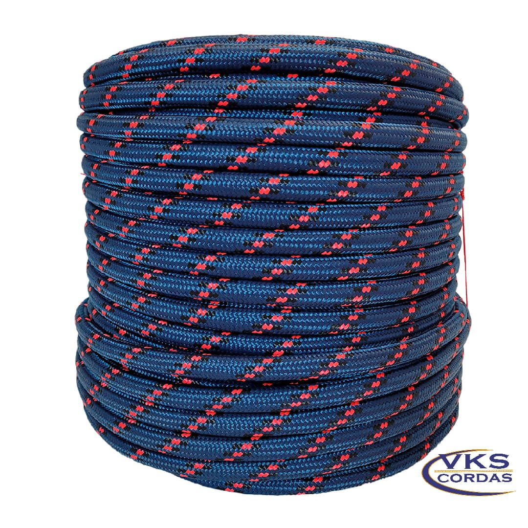 Corda Soft 12mm Azul Marinho Rajada Tradicional - 60m - Image 2