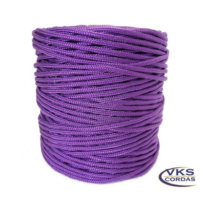 Corda de Polipropileno Náutica Trançada 3mm Roxo - 150m - Image 3