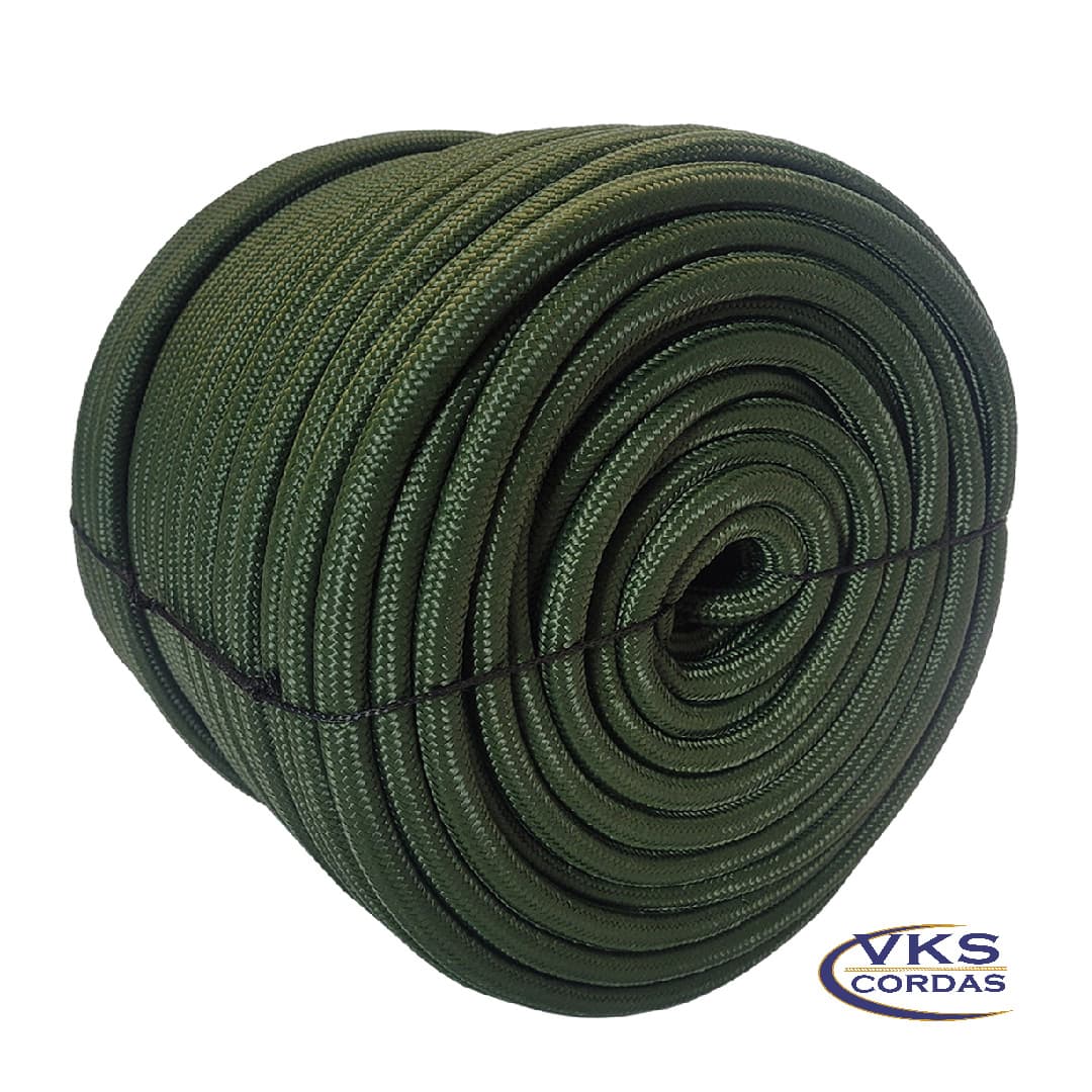 Corda Soft Polipropileno Trançada 14mm Verde Militar - 55m - Image 3