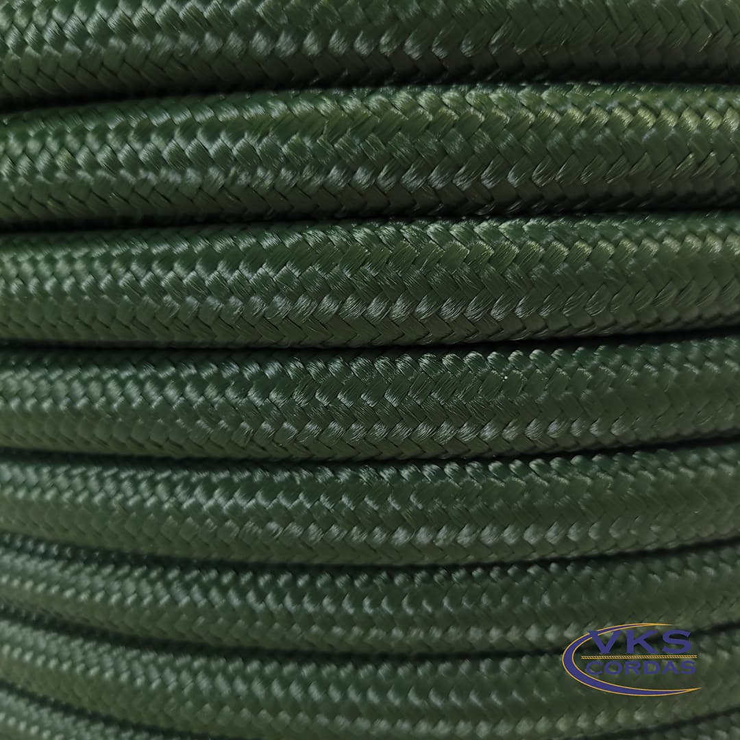 Corda Soft Polipropileno Trançada 14mm Verde Militar - 55m - Image 4