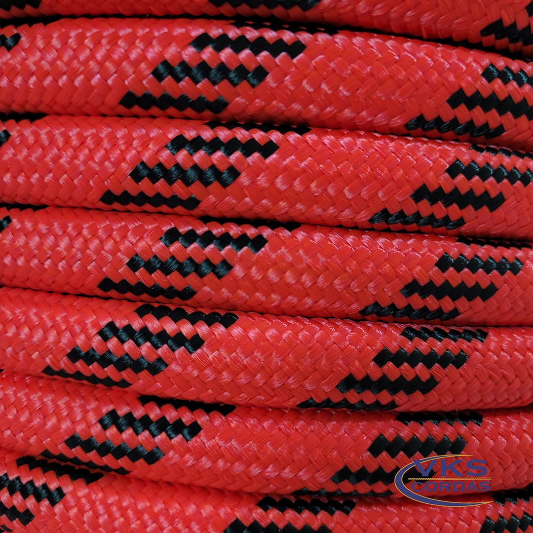 Corda Polipropileno Soft 16mm Vermelho Rajada Individual - 50m - Image 4