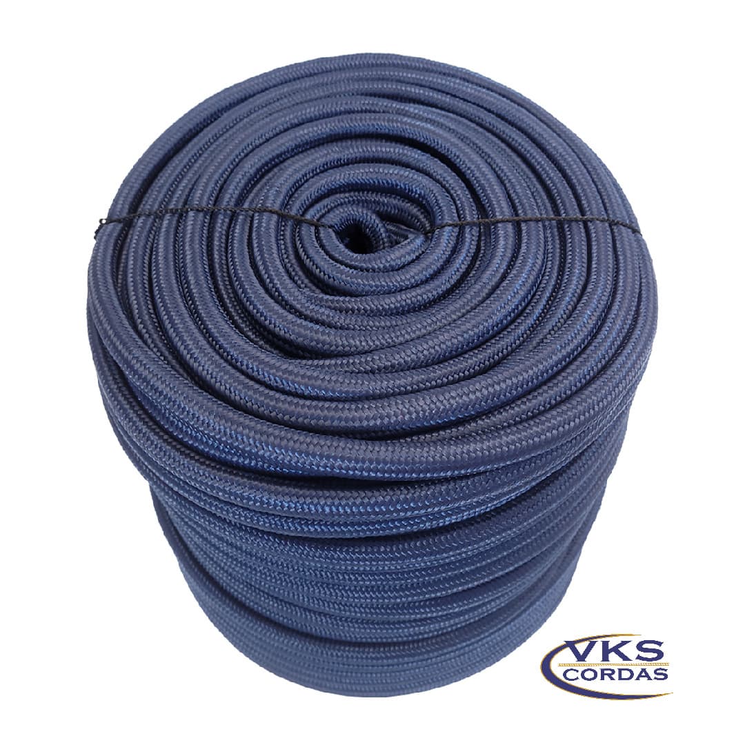 Corda Soft de Polipropileno Trançada 14mm Azul Marinho - 55m