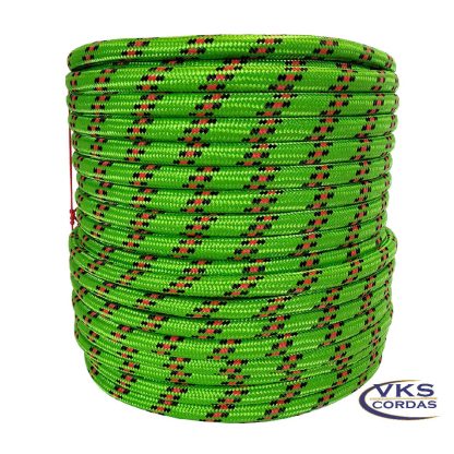 Corda Soft 12mm Verde Pistache Rajada Tradicional - 120m