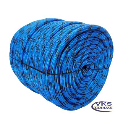 Corda Soft Polipropileno 14mm Azul Rajada Individual - 55m - Image 3