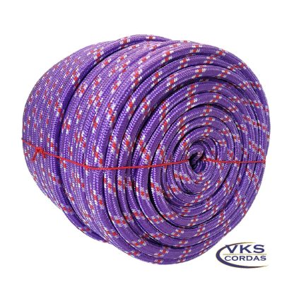 Corda Polipropileno Soft 14mm Lilás Rajada Tradicional - 110m - Image 3