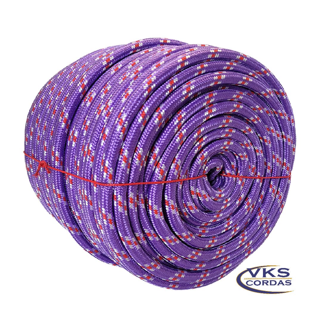 Corda Polipropileno Soft 14mm Lilás Rajada Tradicional - 110m - Image 3