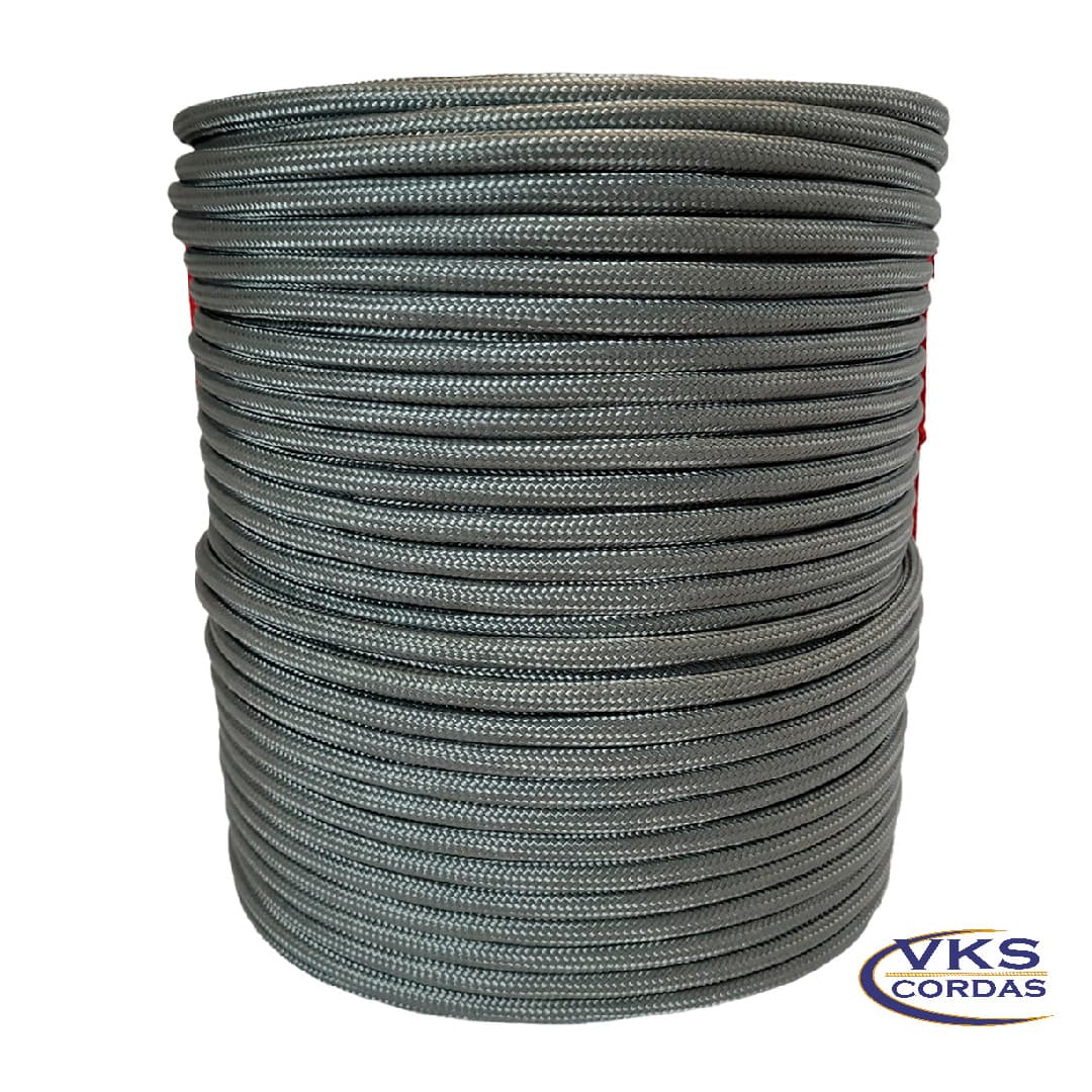 Corda In Acciaio Inossidabile DQ-PP - 3 Mm, 70 Metri, 7x7, Morbidezza Media, AISI 316, V4A, Per Tralicci E Tensostrutture