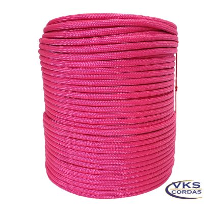 Corda Polipropileno Trançada Soft 10mm Pink - 200m