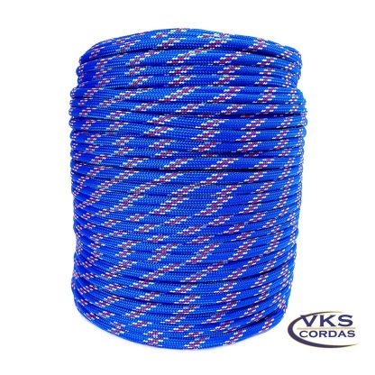 Corda Polipropileno Soft 10mm Azul Rajada Tradicional - 200m