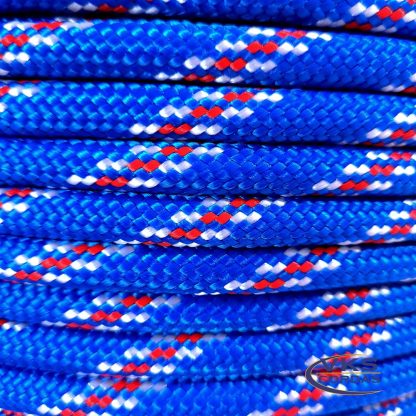 Corda Trançada Soft 6mm Azul Rajada Tradicional - 100m - Image 4