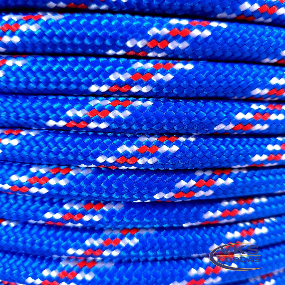 Corda de Polipropileno Soft 6mm Azul Rajada Tradicional - 200m - Image 4
