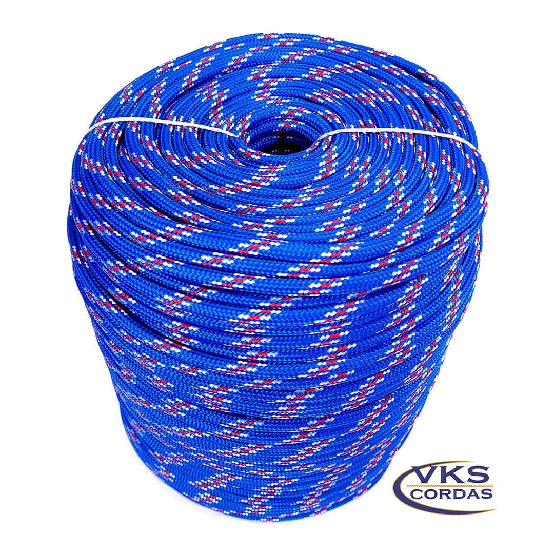 Corda de Polipropileno Soft 6mm Azul Rajada Tradicional - 200m - Image 3