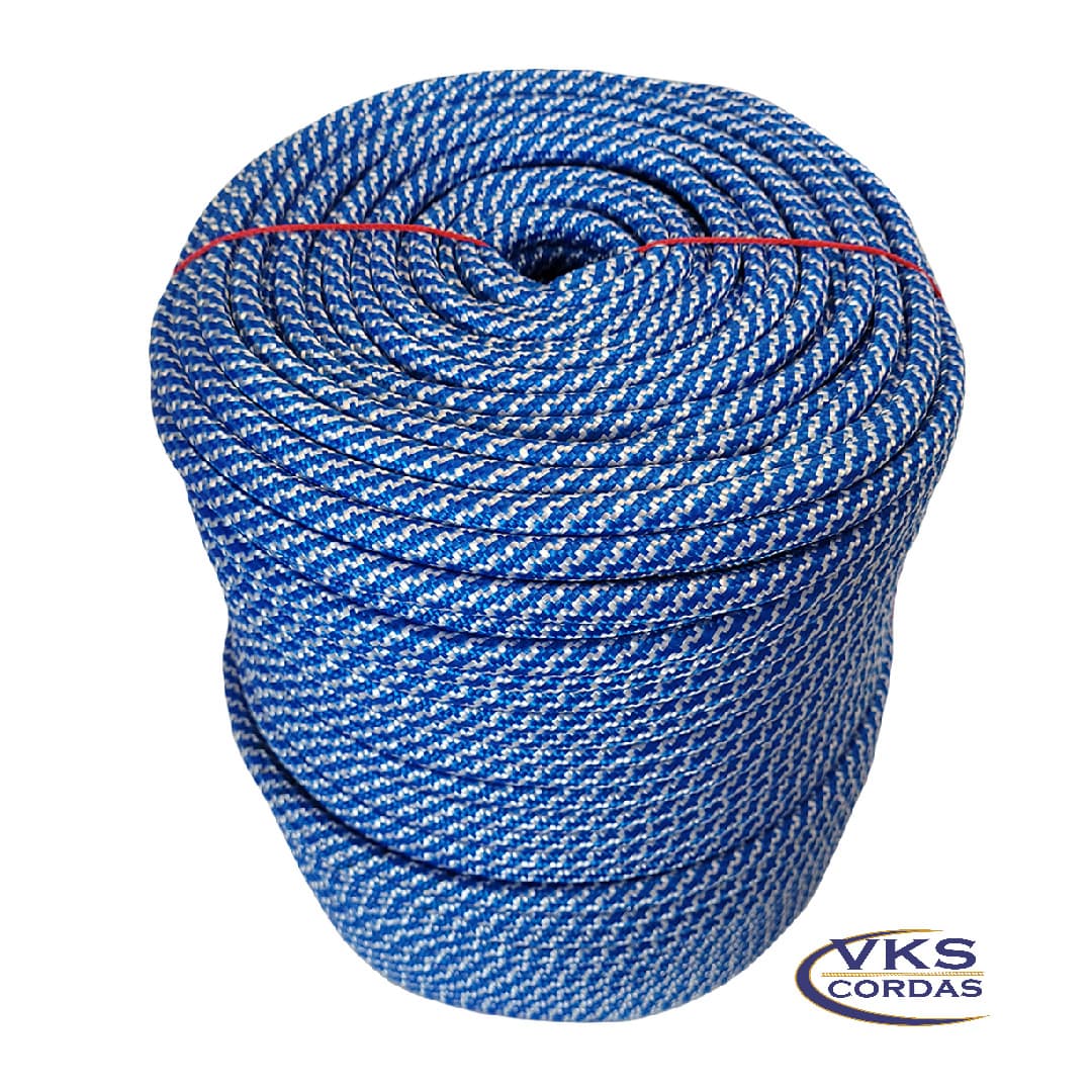 Corda Trançada Soft Redonda 8mm Azul Stone - 215m - Image 2