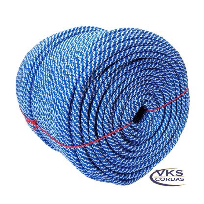 Corda Trançada Soft Polipropileno 6mm Azul Stone - 100m - Image 3
