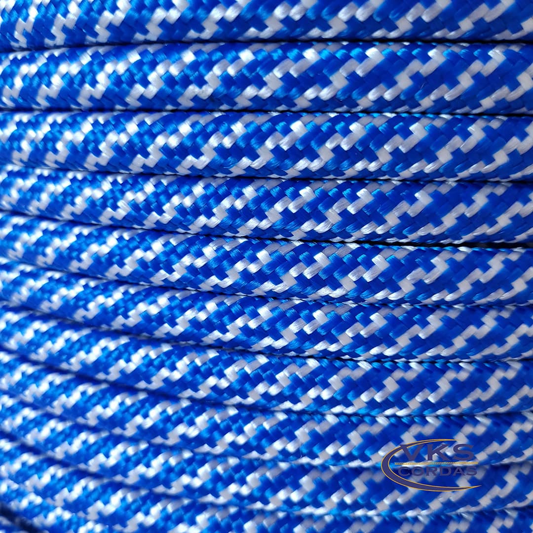 Corda Trançada Soft Redonda 8mm Azul Stone - 215m - Image 4