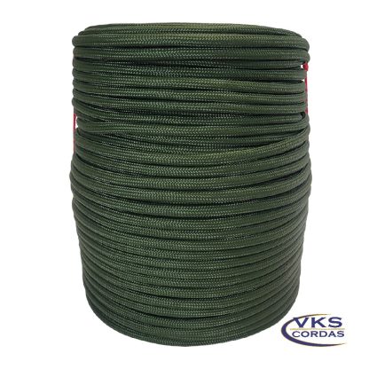 Corda de Polipropileno Soft 6mm Verde Militar - 200m