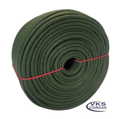 Corda de Polipropileno Soft 6mm Verde Militar - 200m - Image 2