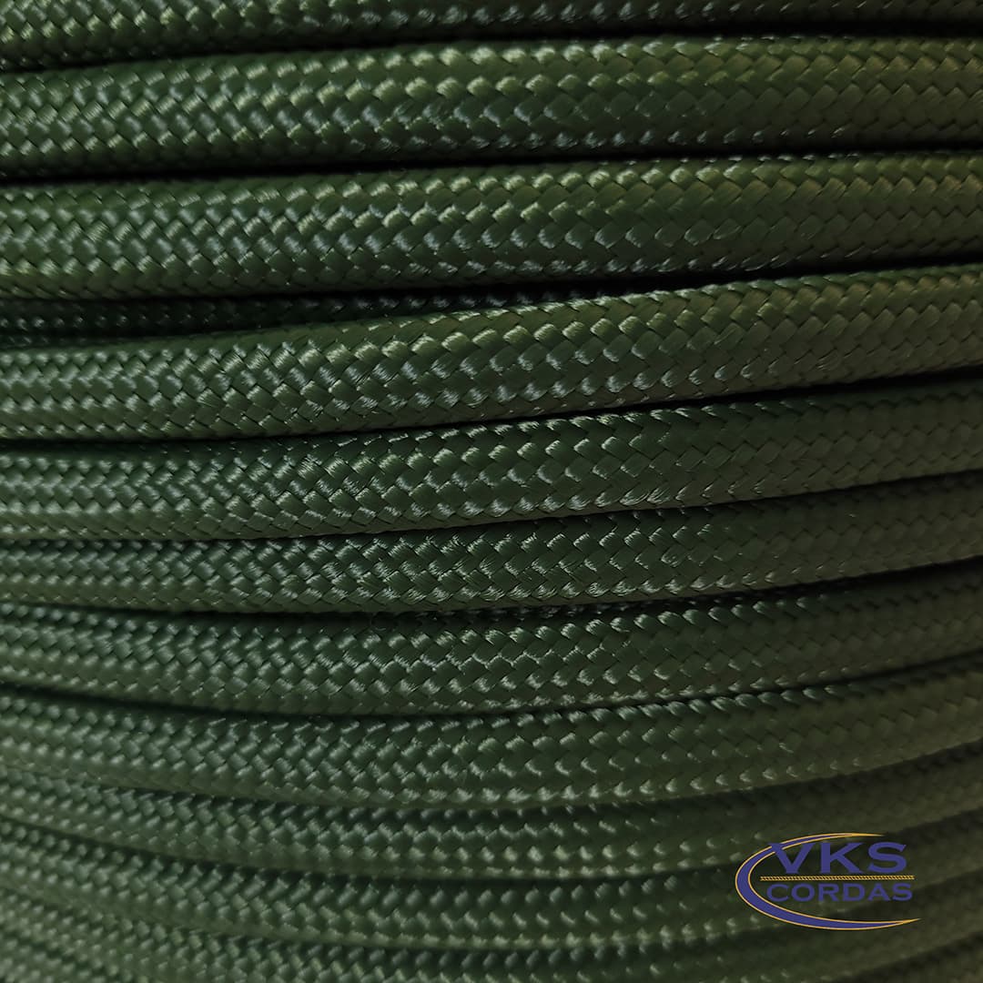 Corda Trançada Soft Redonda 8mm Verde Militar - 215m - Image 4