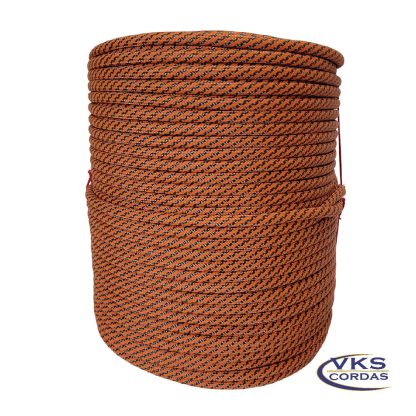 Corda Polipropileno Trançada Soft 10mm Laranja Stone - 200m