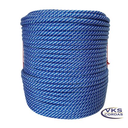 Corda Trançada Soft Polipropileno 6mm Azul Stone - 100m - Image 2