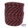 Corda Soft Polipropileno 16mm Preto Rajada Individual - 100m