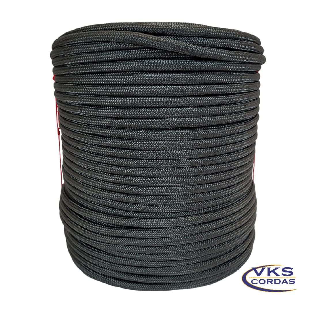 Corda de Polipropileno Soft 6mm Preto - 200m