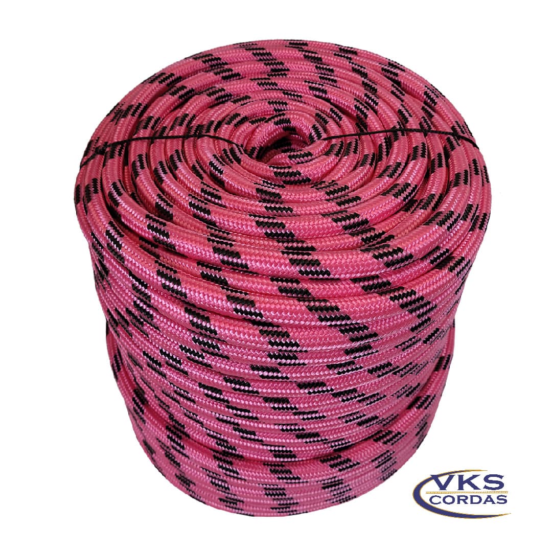 Corda Soft Polipropileno 16mm Pink Rajada Individual - 100m - Image 2
