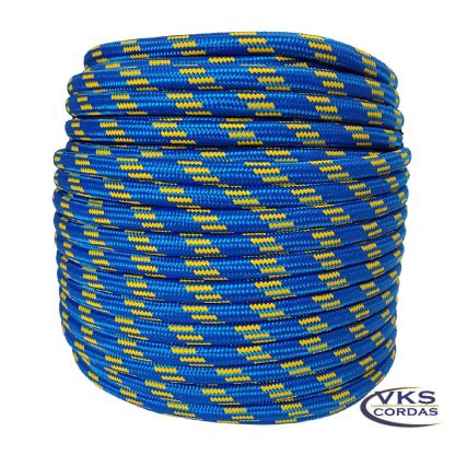 Corda Soft Polipropileno 12mm Azul Rajada Individual - 60m - Image 2