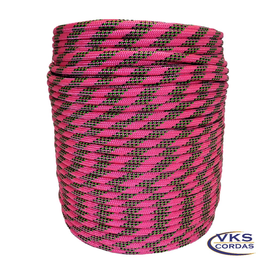 Corda Soft Polipropileno 8mm Pink Rajada Especial - 100m - Image 2