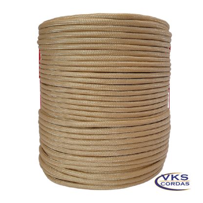 Corda Trançada Soft Redonda 8mm Bege - 215m