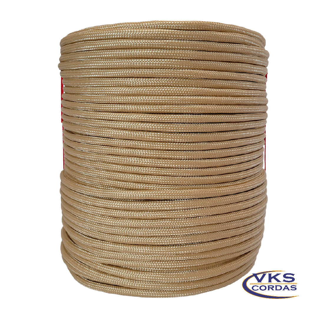 Corda de Polipropileno Soft 6mm Bege - 200m