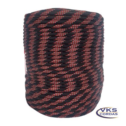 Corda Polipropileno Soft 10mm Preto Rajada Especial - 200m