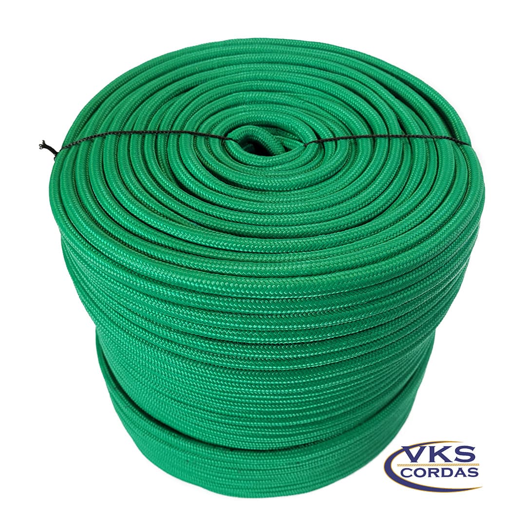 Corda Trançada Soft Redonda 8mm Verde Bandeira - 215m - Image 2