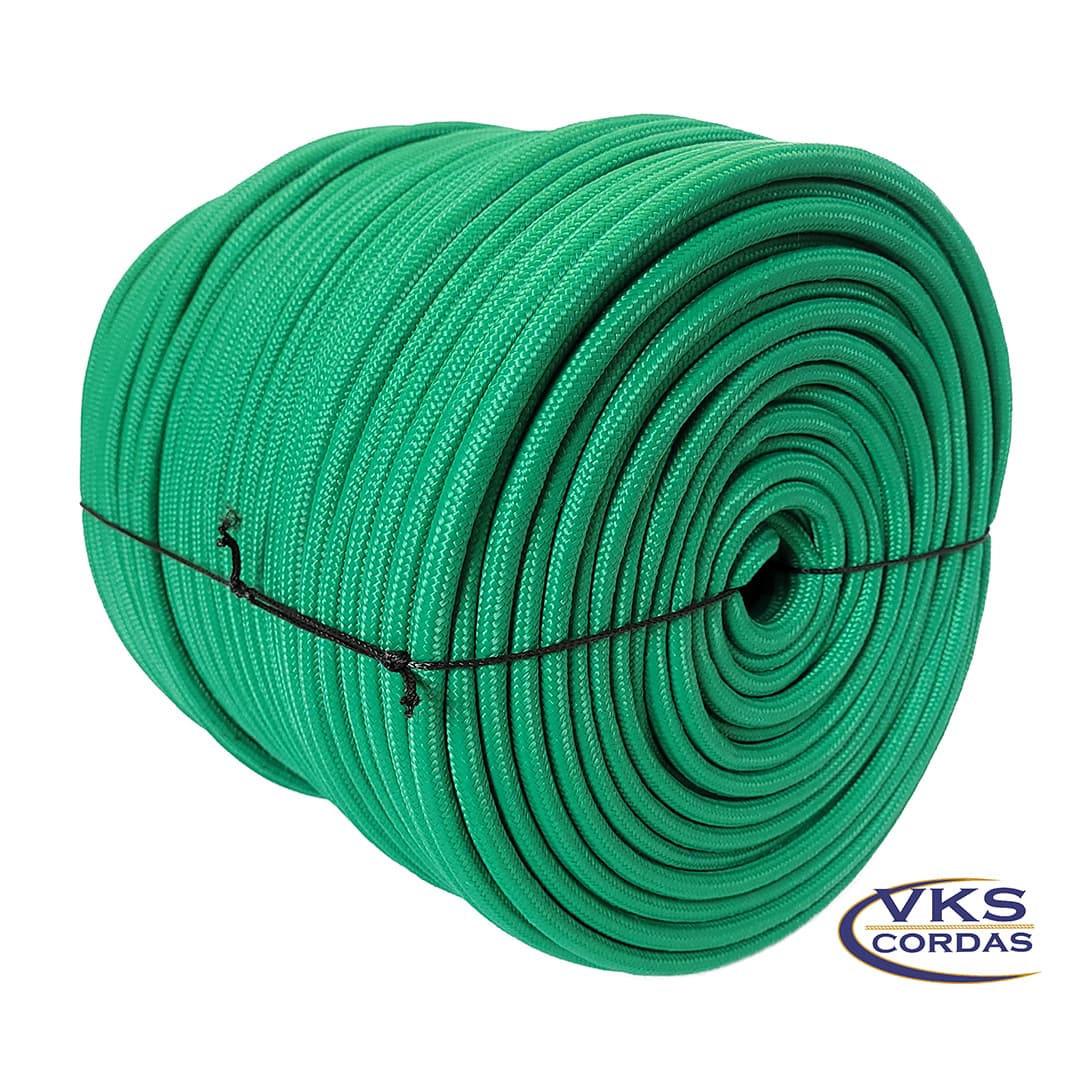 Corda Trançada Soft Redonda 8mm Verde Bandeira - 215m - Image 3