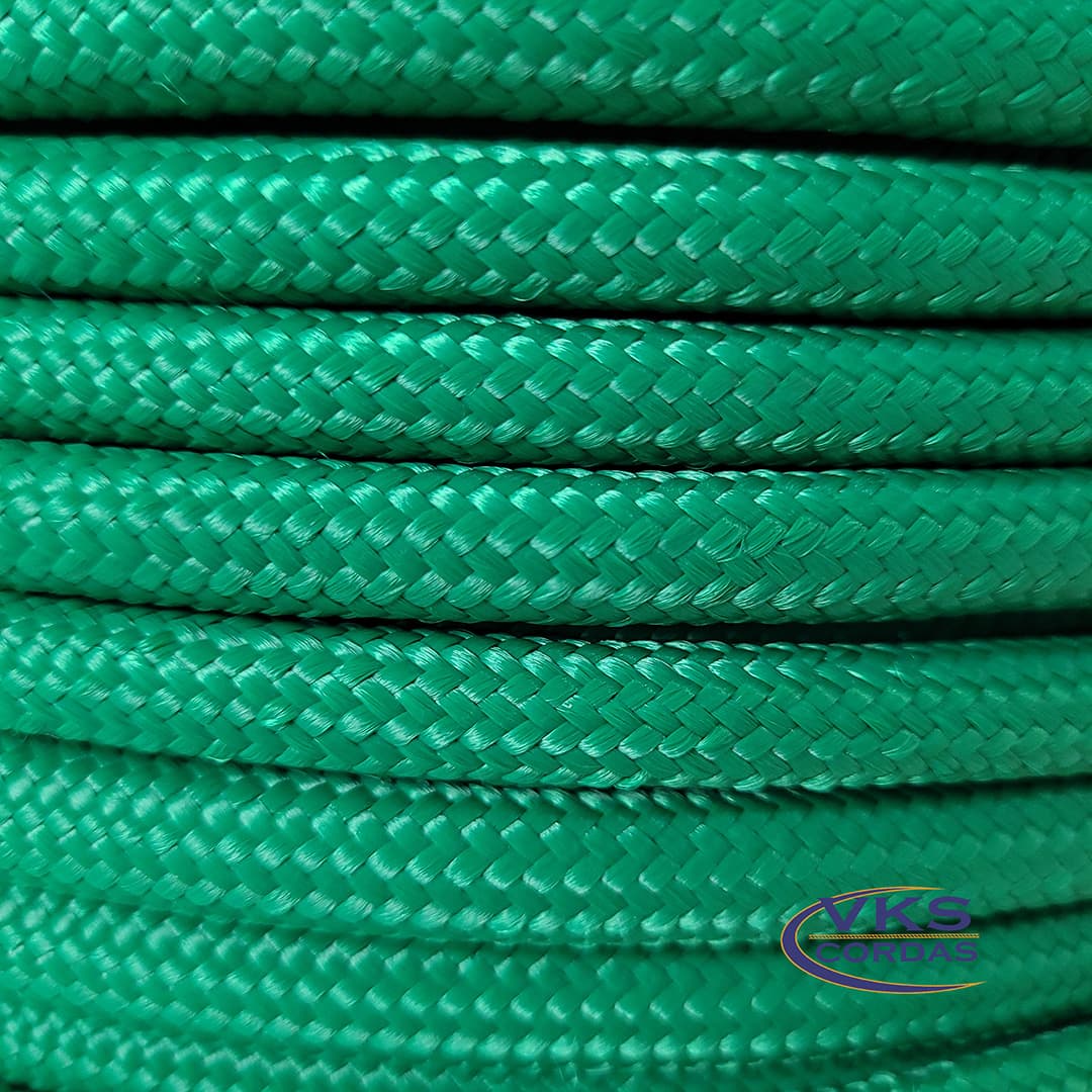 Corda Trançada Soft Redonda 8mm Verde Bandeira - 215m - Image 4