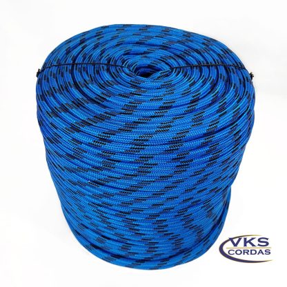 Corda Trançada Soft 8mm Azul Rajada Individual - 215m - Image 2