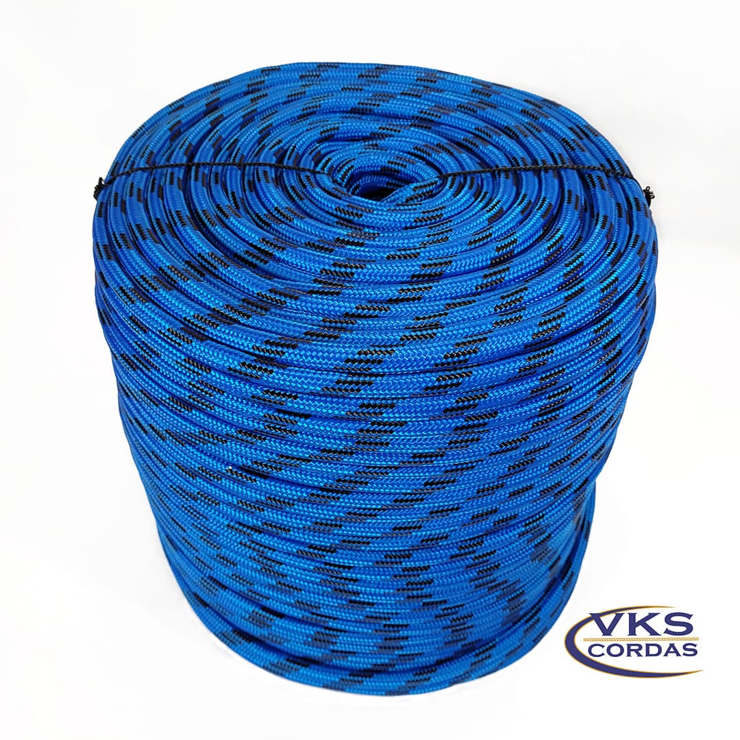 Corda de Polipropileno Soft 6mm Azul Rajada Individual - 200m - Image 2