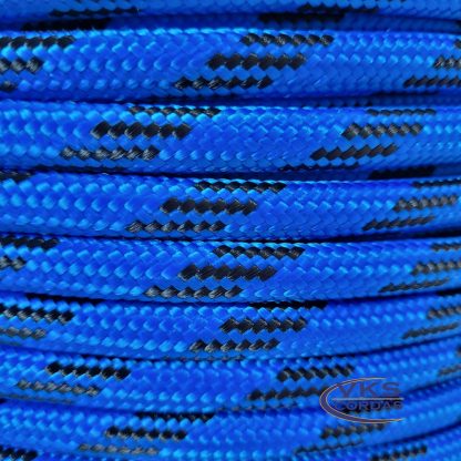 Corda Soft Polipropileno 8mm Azul Rajada Individual - 100m - Image 4
